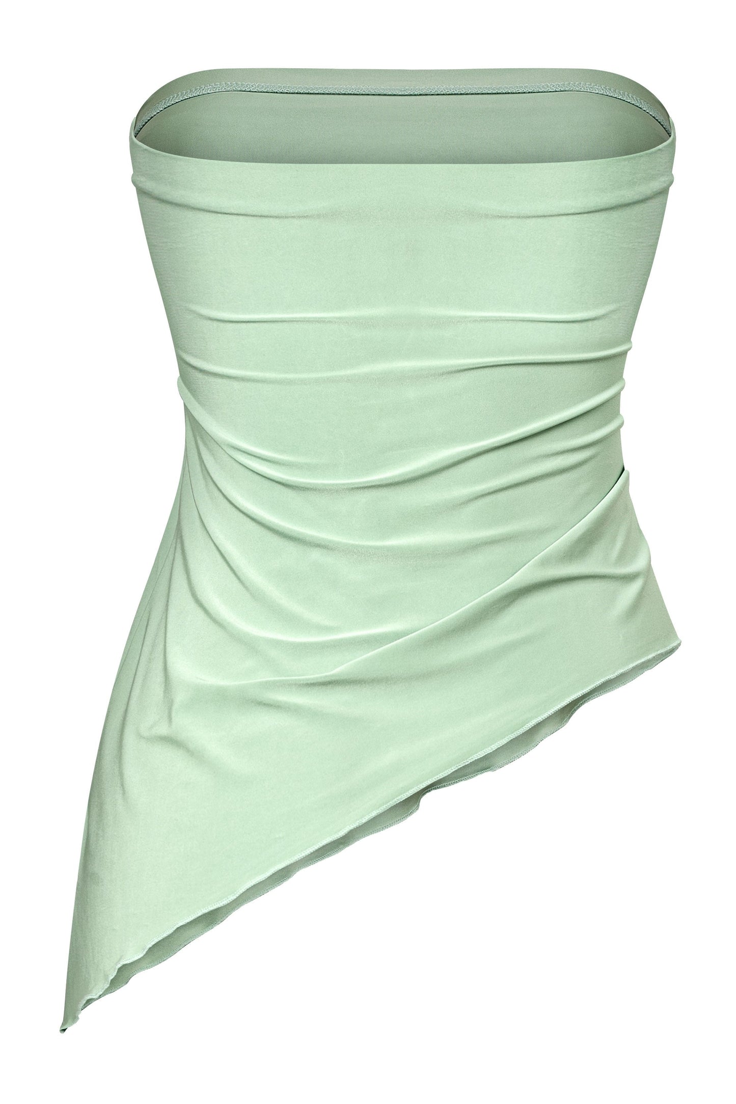 STRAPLESS ASYMMETRICAL TOP