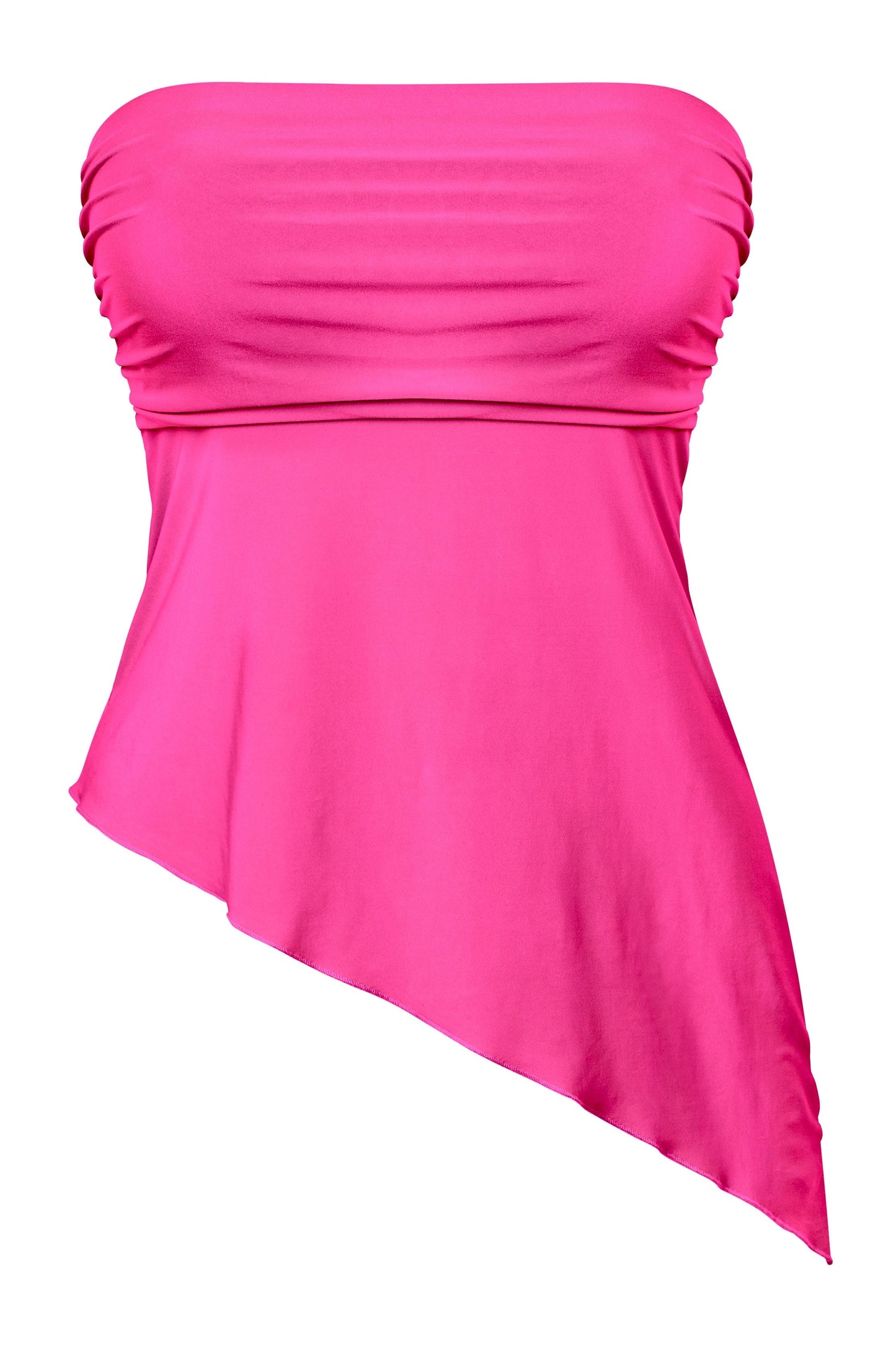 STRAPLESS ASYMMETRICAL TOP