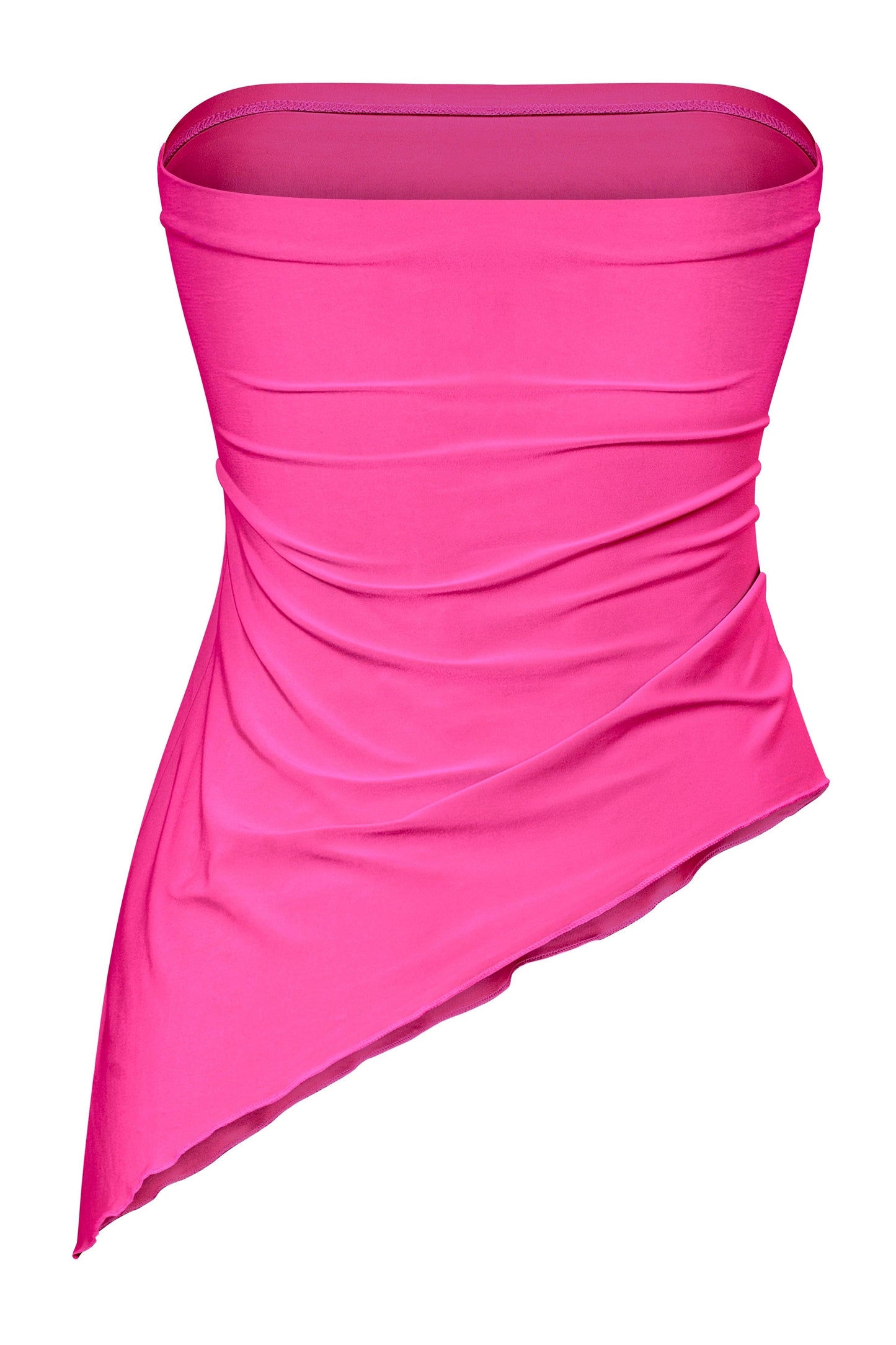 STRAPLESS ASYMMETRICAL TOP