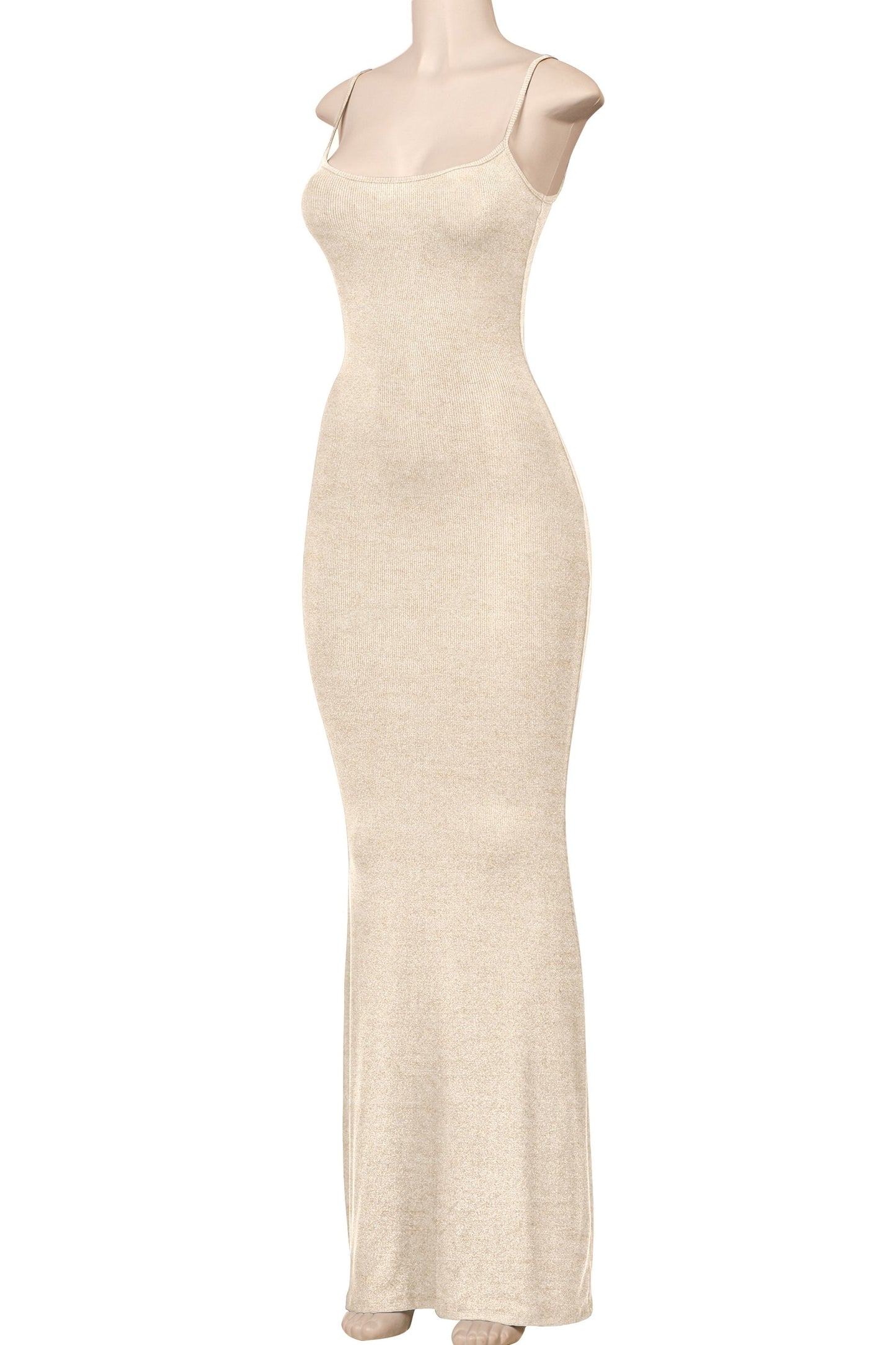 RIBBED MAXI DRESS