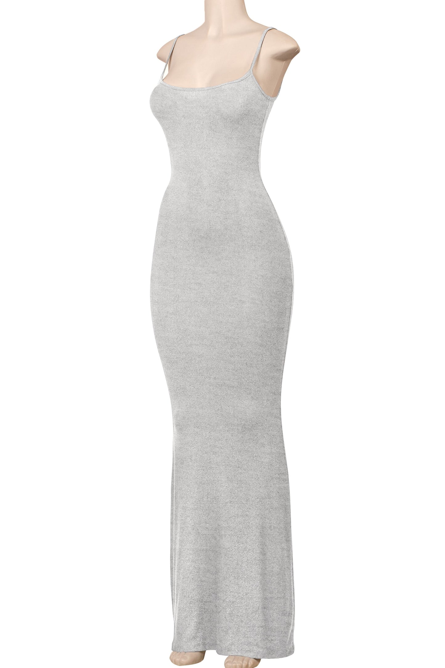 RIBBED MAXI DRESS