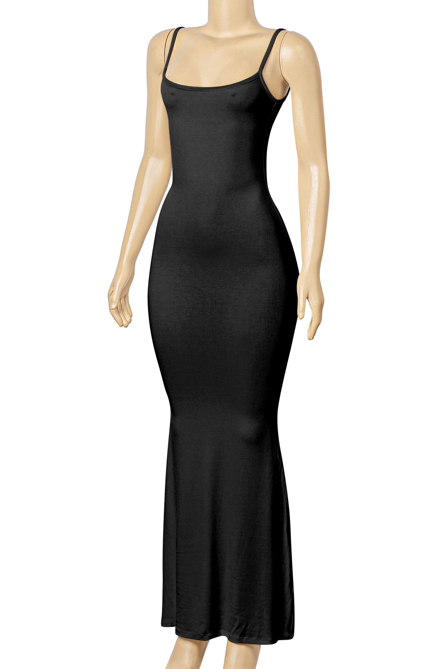 RIBBED MAXI DRESS