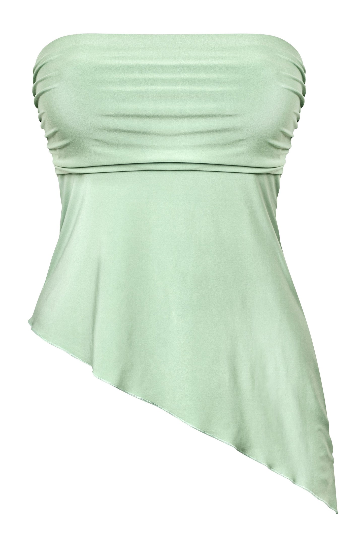 STRAPLESS ASYMMETRICAL TOP