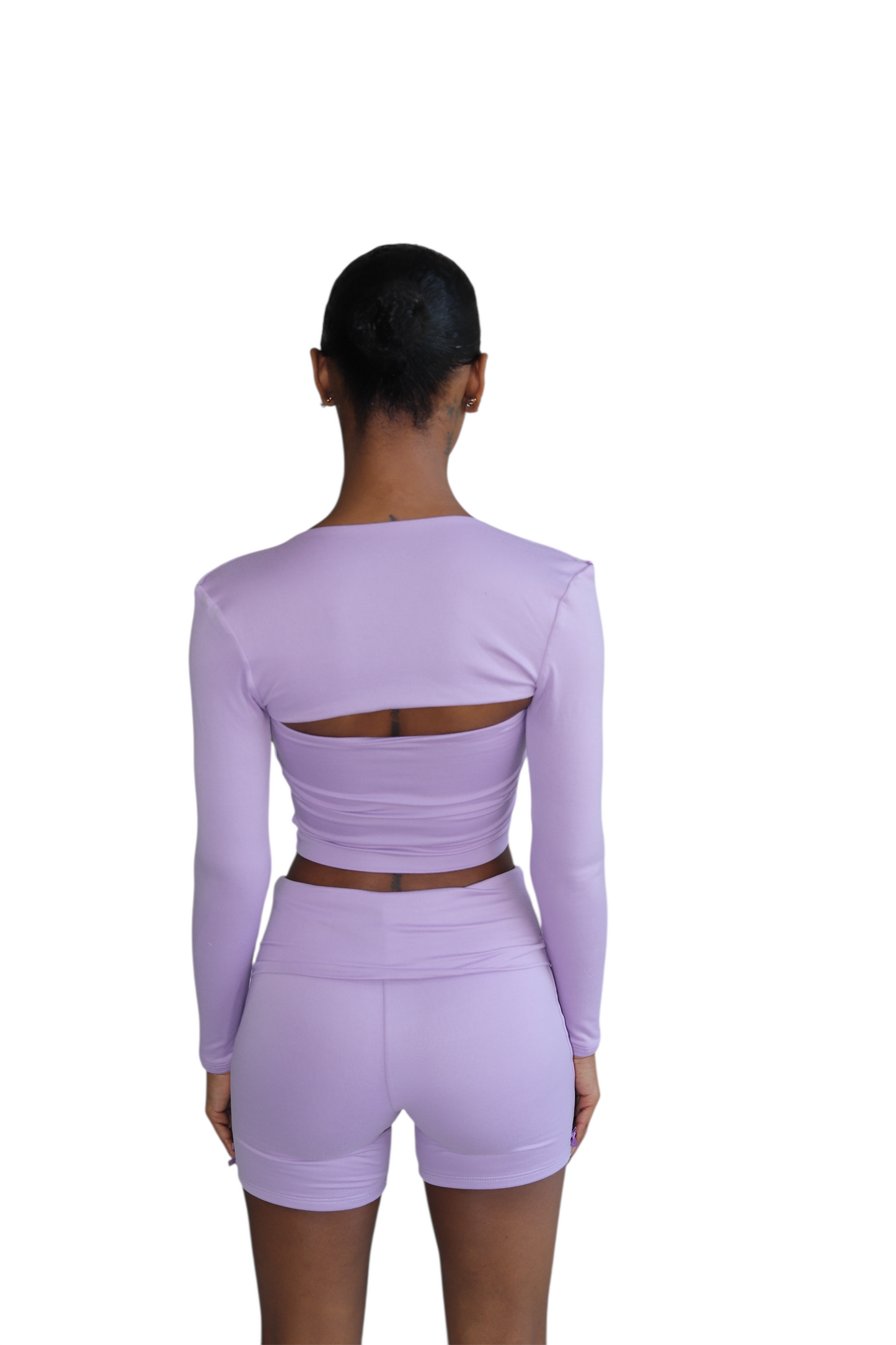 FOLD OVER SHORTS WITH BOW - (SHORTS ONLY)