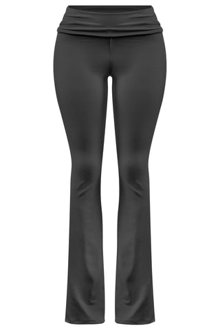 LOW WAIST FOLD OVER YOGA PANTS (SHORT GIRL UP TO 5’3)