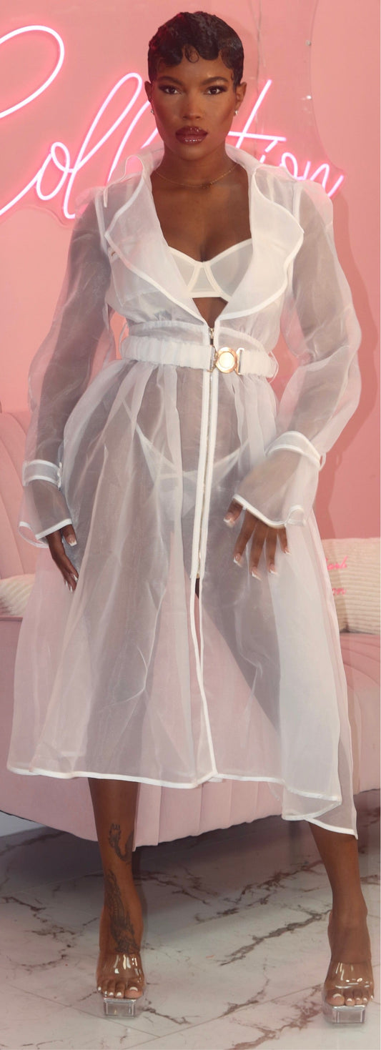 ORGANZA JACKET - WHITE